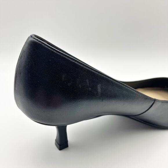 Ted Baker Women's Madylen Pumps US 9.5 EU 39.5 Black Leather Kitten Heel NWOB - Picture 15 of 15